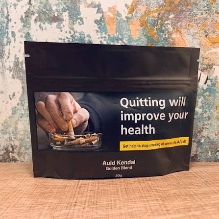 Auld Kendal Golden Blend 30g Hand Rolling Tobacco UK – Pre-Packed Mild Virginia Pouch by Gawith Hoggarth