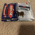 Drum Gold 30g hand rolling tobacco pouch – mild Kentucky Oriental Burley blend UK