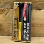 Gold Block Pipe Tobacco 40g pouch - Mild Sweet Virginia Burley Blend UK
