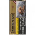 Gold Block Pipe Tobacco 40g pouch - Mild Sweet Virginia Burley Blend UK