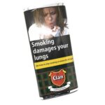 Clan Pipe Tobacco 50g – classic mild aromatic with 14 tobaccos & sweet whisky notes. Pleasant room note. Fresh UK stock. Strictly 18+ only.