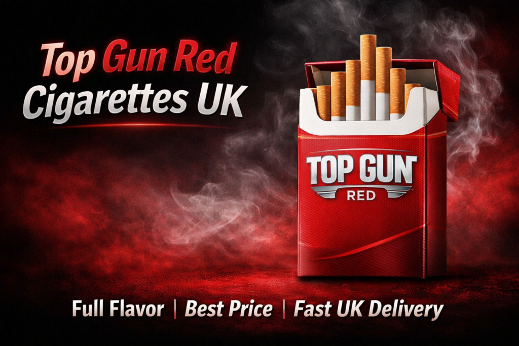 Top Gun Red Cigarettes UK pack