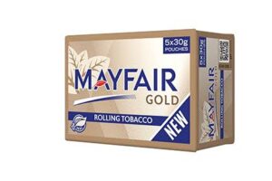 Mayfair Gold KS Cigarettes 20 Pack Box - Authentic UK Stock