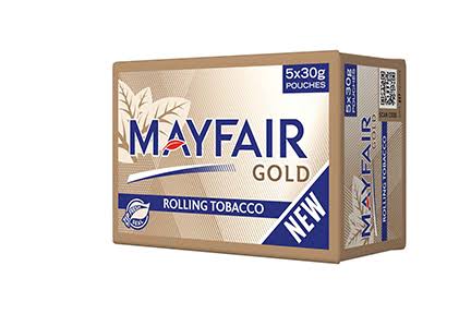 Mayfair Gold KS Cigarettes 20 Pack Box - Authentic UK Stock