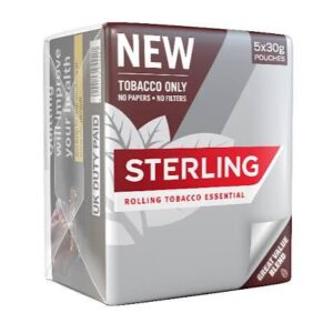 Sterling Rolling Tobacco 30g Pouch Authentic UK Stock