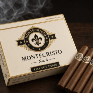Montecristo No. 4 Pack of 5 Cuban Cigars