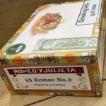 Romeo y Julieta No. 2 Tubos box of 25 Cuban cigars