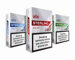 Sterling Superkings Green 20 Pack Cigarettes - UK Duty Paid Stock