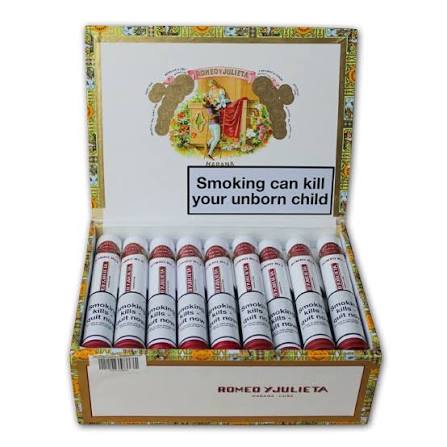 Romeo y Julieta No. 2 Tubos box of 25 Cuban cigars